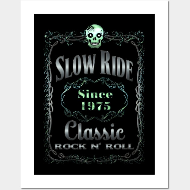 WHISKEY LABEL - slow ride Wall Art by shethemastercovets